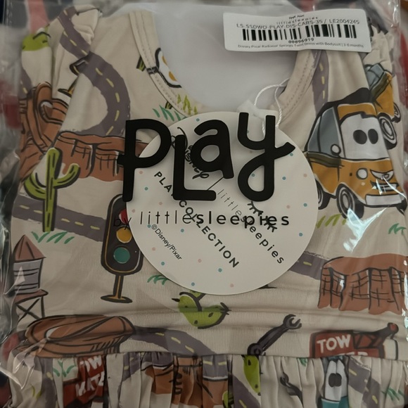 NEW Little Sleepies Cars Twirl with Bodysuit - Picture 3 of 3